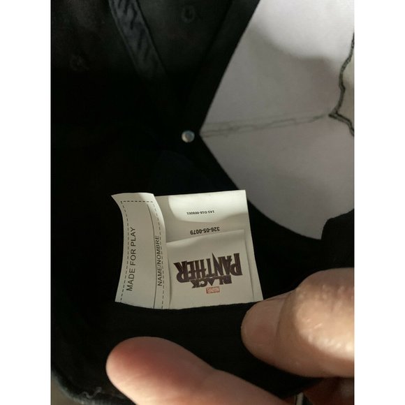 Black Panther Kids Snapback 6-panel Baseball Hat T'Challa N'Jadaka- Marvel -NEW - Picture 5 of 6